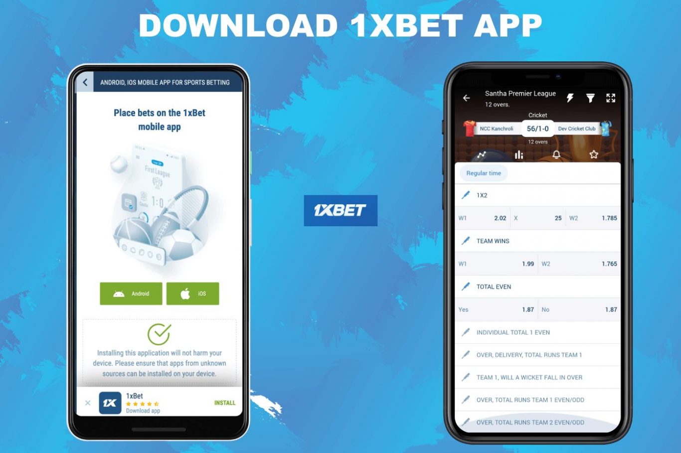 Comment installer 1xBet nouvelle version à télécharger