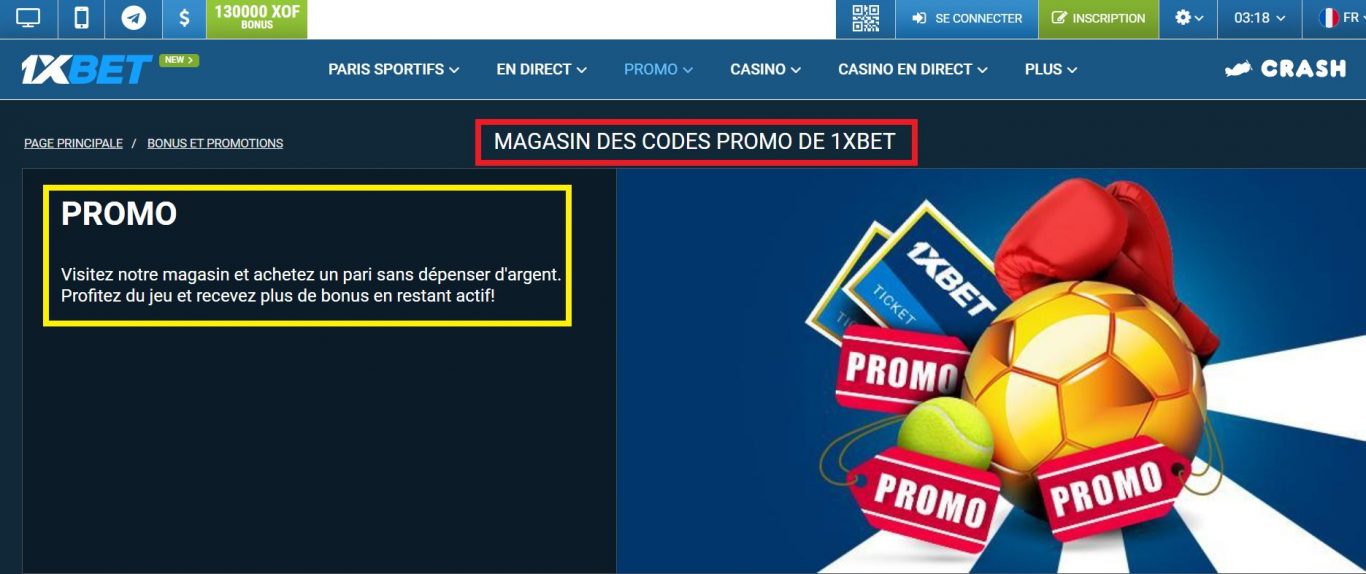 Autres bonus en plus du coupon de pari 1xBet aujourd'hui